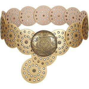 ⚡Women Vintage Leather Boho Belt Western Disc Waist Belt for Dress or Jeans